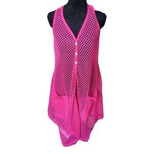 India Boutique Women's One Size Fits All Pink SwimSuit Cover Up